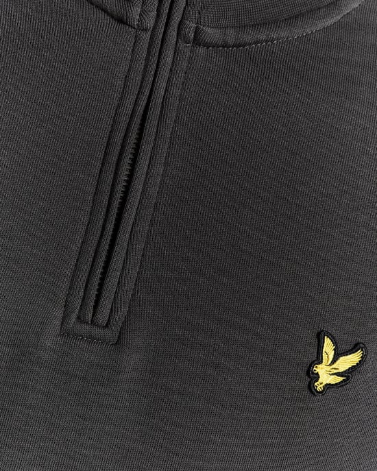 Cotton Loopback 1/4 Zip Sweatshirt - Image 6