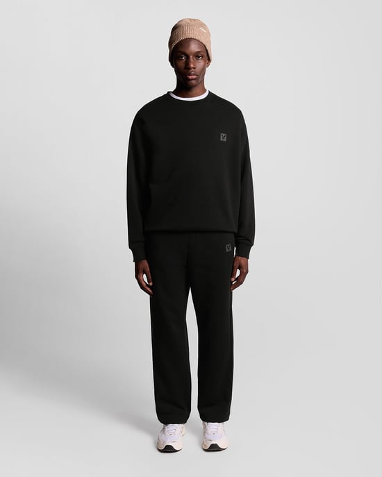 Lyle & Scott Lounge Crew Neck Sweatshirt - Black - Image 2