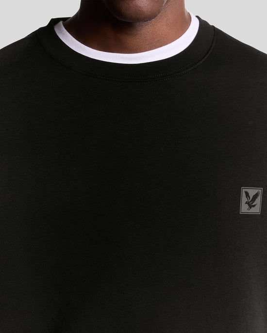 Lyle & Scott Lounge Crew Neck Sweatshirt - Black - Image 3