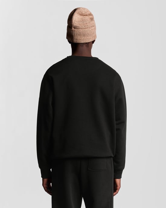 Lyle & Scott Lounge Crew Neck Sweatshirt - Black - Image 4