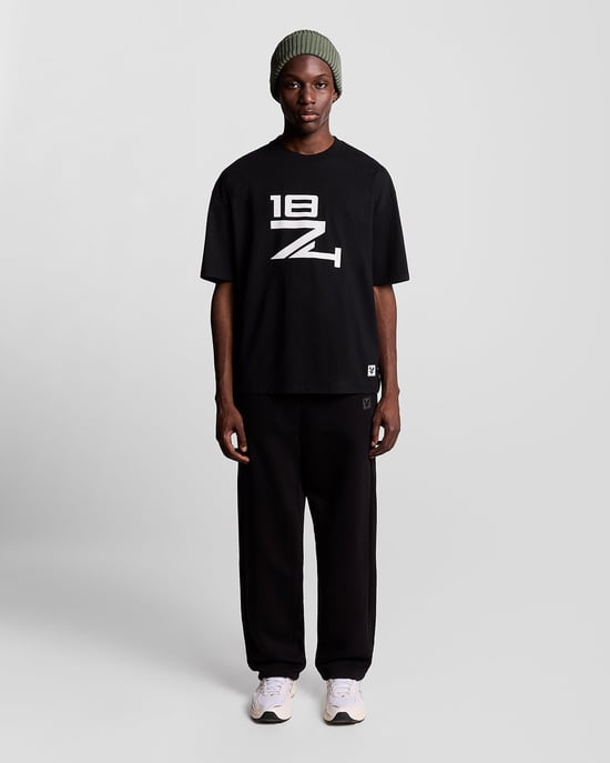 Lyle & Scott Lounge Straight Leg Jogger - Black - Image 1