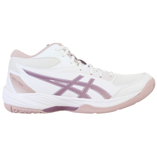 Asics Gel-Task 4 MT Womens White Volleyball Shoes - Image 1