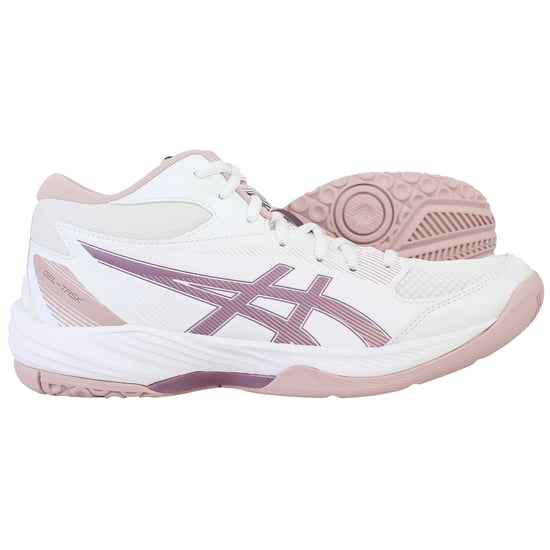 Asics Gel-Task 4 MT Womens White Volleyball Shoes - Image 4