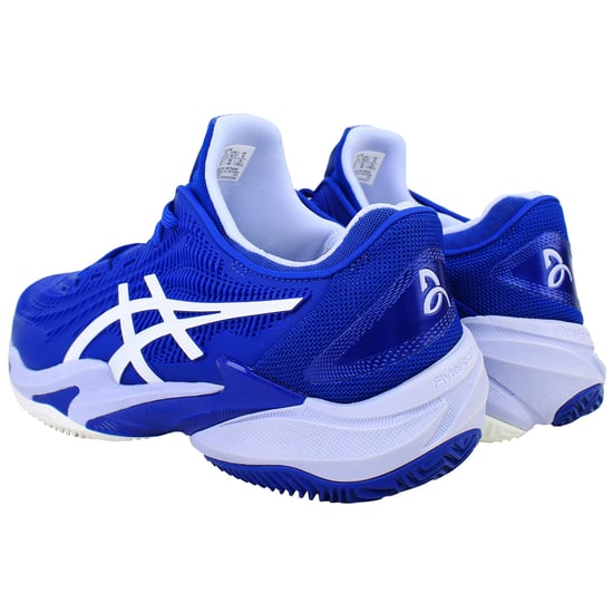 Asics Court FF 3 Novak Clay Mens Blue Tennis Shoes - Image 3