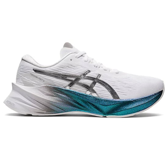 Asics Novablast 3 Platinum Womens White Running Shoes - Image 1