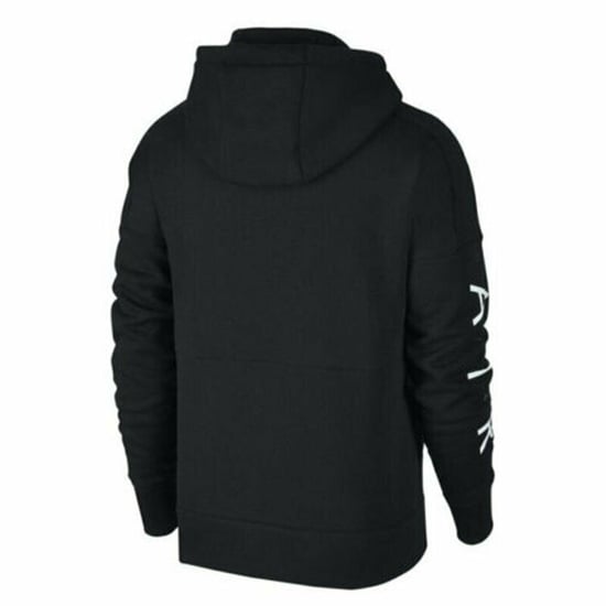 Nike Black Patch Mens Zip Up Fleece Hoodie - Image 2