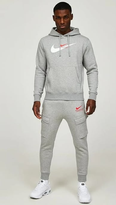 Nike Athletic Grey Fleece Tracksuit - Image 1