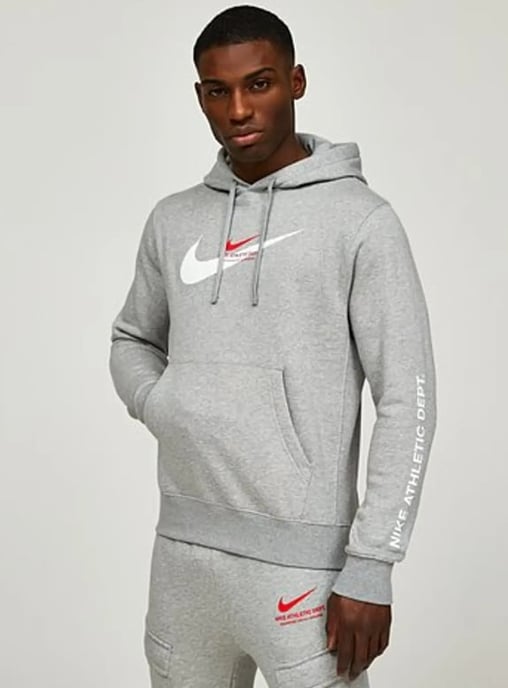 Nike Athletic Grey Fleece Tracksuit - Image 2