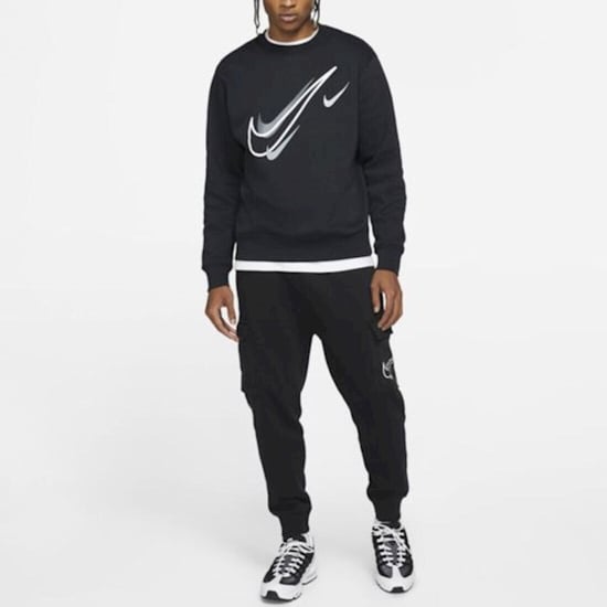 Nike Black Court Fleece Tracksuit - Image 1