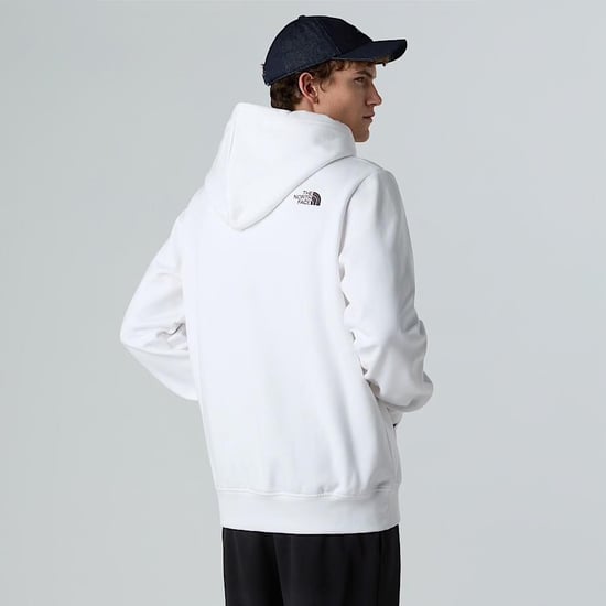 The North Face Men’s Drew Peak Hoodie White - Image 4