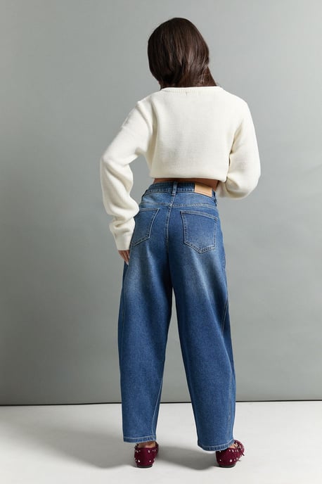The Petite Mid Waist Barrel Jean - Image 2