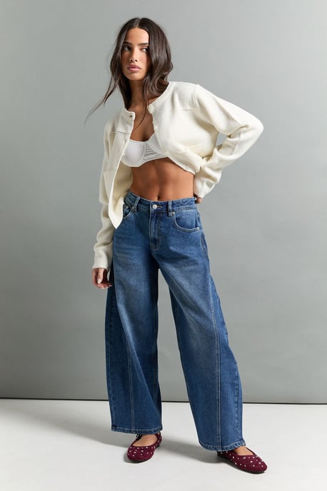 The Petite Mid Waist Barrel Jean - Image 3
