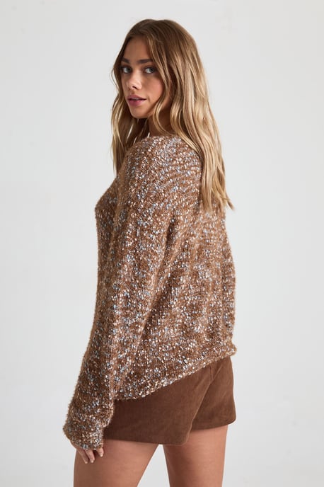 Textured Knit Oversized Jumper - Image 2