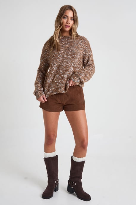 Textured Knit Oversized Jumper - Image 3