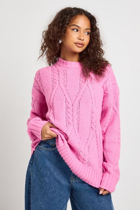 Super Soft Cable Knit Knitted Jumper - Image 1