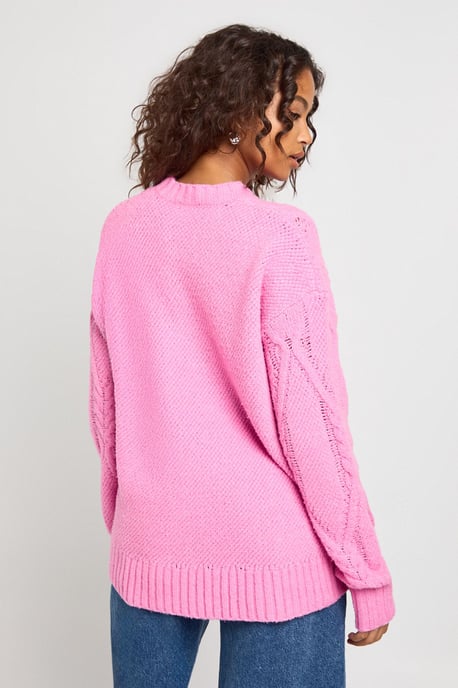 Super Soft Cable Knit Knitted Jumper - Image 2
