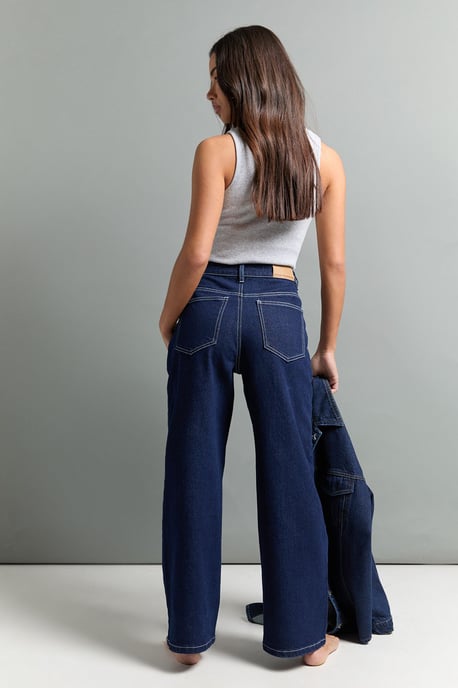 The Petite High Waist Straight Leg Jean - Image 2