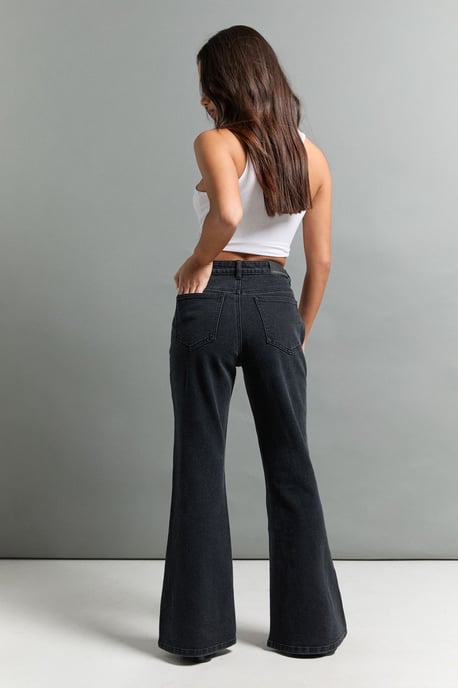 The Petite High Waist Flare Jean - Image 2