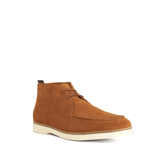 Dune Mens Citron - Tan Suede Casual Boots - Image 1