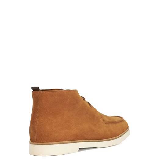 Dune Mens Citron - Tan Suede Casual Boots - Image 4