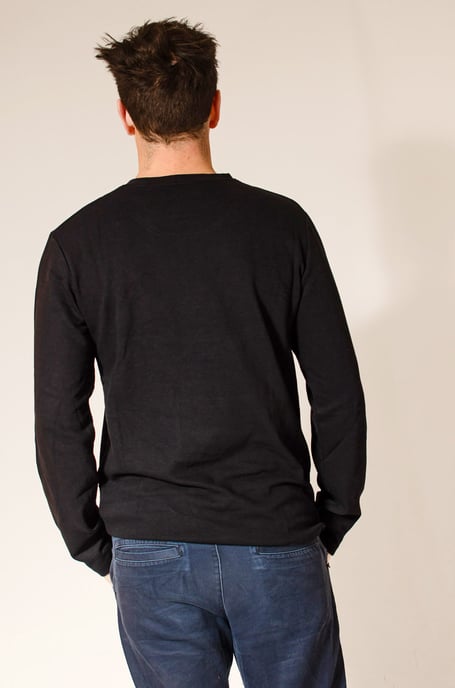 Crew Neck Textured Top - Image 3