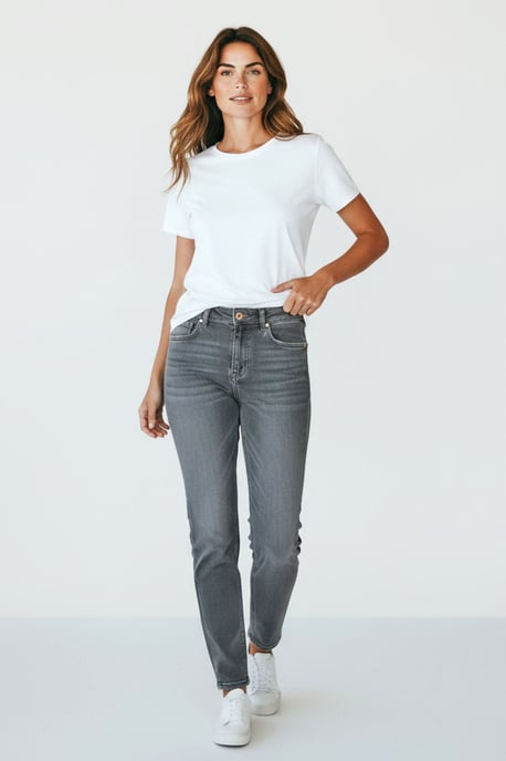 Slim Leg Stretch Jeans - Image 2