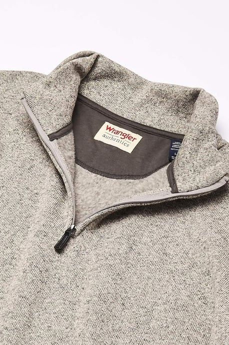 Zip Neck Fleece Sweater - Image 4