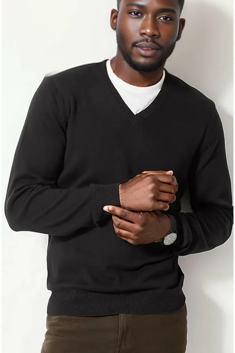 Cashmilon V Neck Jumper - Image 1