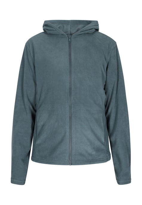 Schmuddelwedda fleecejack Heren Turquoise Grijs - Image 1