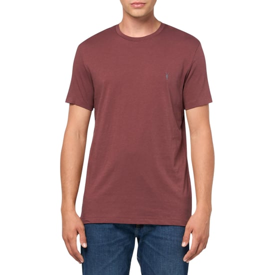 All Saints Mens T Shirts Crew Neck Slim Short Sleeve Casual Summer Cotton Tee - Image 1