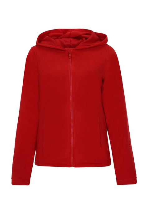 Schmuddelwedda fleecejack vrouwen rood - Image 1
