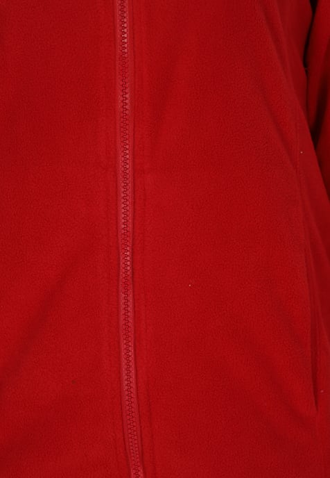 Schmuddelwedda fleecejack vrouwen rood - Image 3