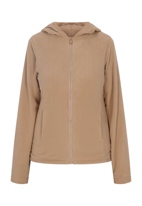 Schmuddelwedda fleecejack vrouwen beige - Image 1