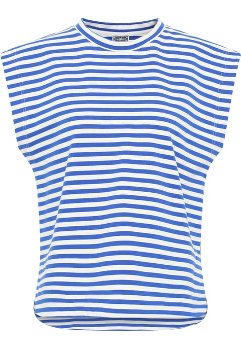 Dreimaster T-Shirt women blue white - Image 1