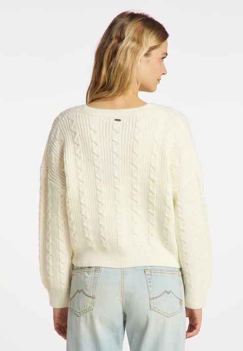 Dreimaster Cardigan women off-white - Image 4