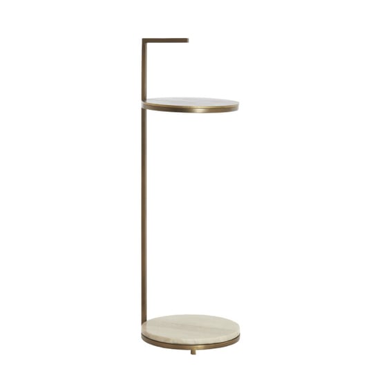 Light & Living bijzettafel leda Ø26x76 cm - - Image 1