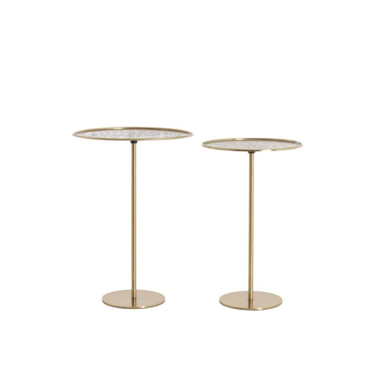 Light & Living bijzettafel lia Ø38x54 cm - set van 2 - Image 1