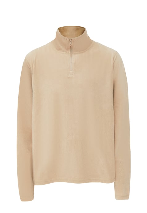 Schmuddelwedda Fleece trui Heren beige - Image 1