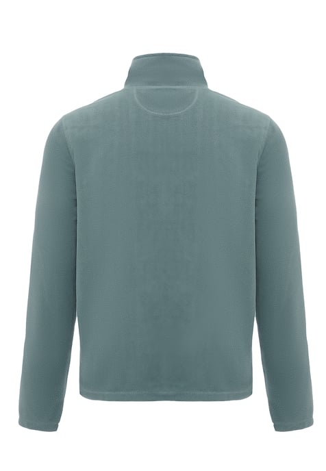Schmuddelwedda Fleece trui Heren Turquoise Grijs - Image 2