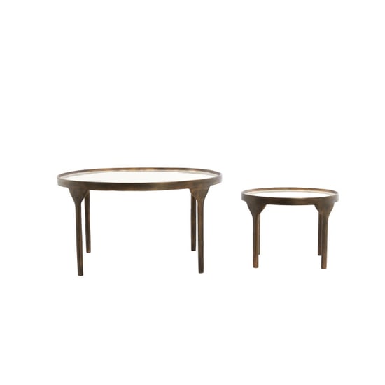 Light & Living salontafel eli Ø85x42 cm - set van 2 - Image 1