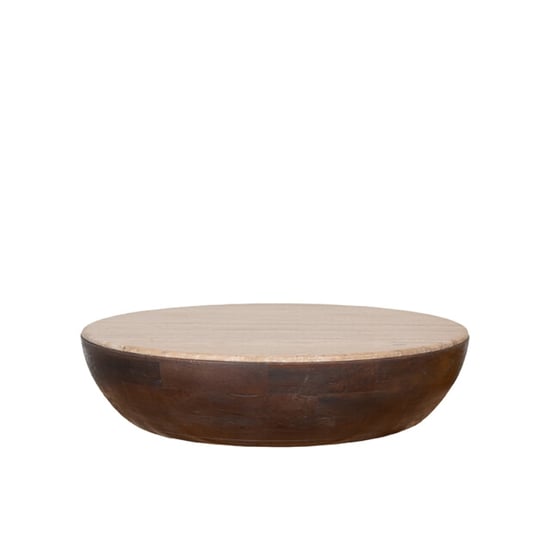 Label51 Salontafel bowl espresso travertin - Image 2