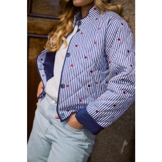 Nukus Nks13053 219 june jacket stripe offwhite/navy - Image 1