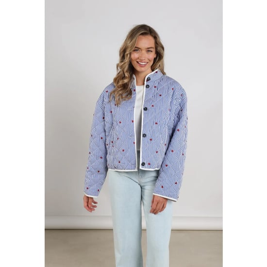 Nukus Nks13053 219 june jacket stripe offwhite/navy - Image 4