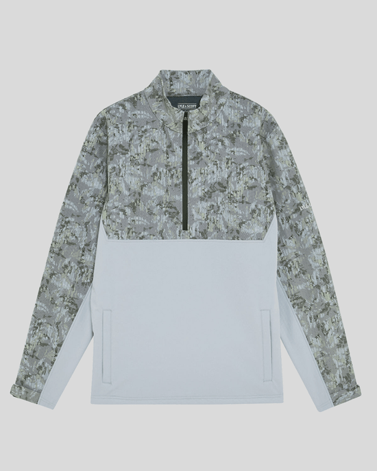 Lyle & Scott Golf Windproof 1/4 Zip Jacket - Grey - Image 5