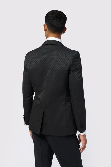 Sabine Slim Fit Diamond Jacquard Jacket - Image 3