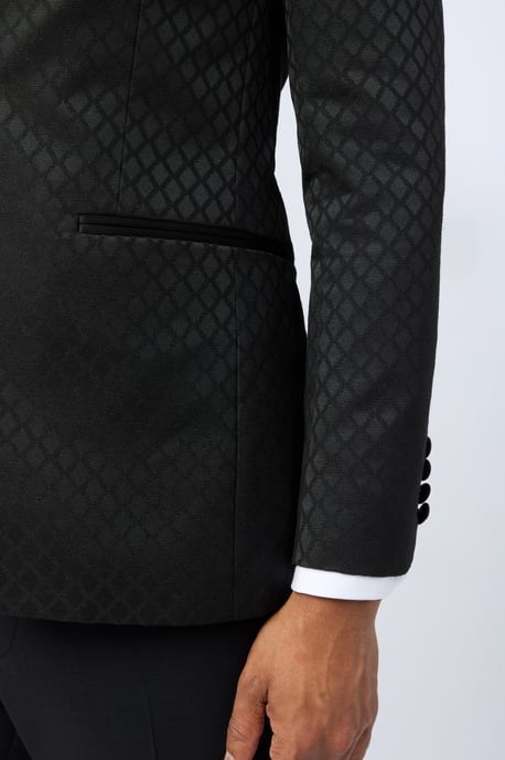 Sabine Slim Fit Diamond Jacquard Jacket - Image 5