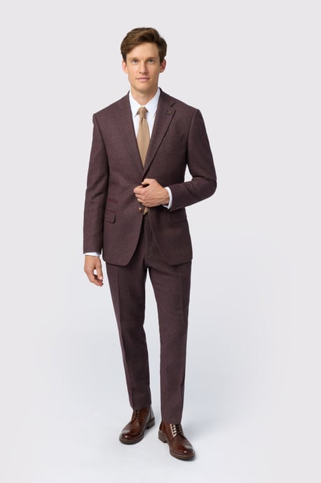 Mulberry Heringbone Tweed Jacket - Image 3
