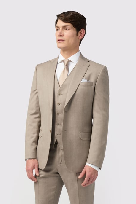 Italian Stone Twill Tailored Jacket - Image 1