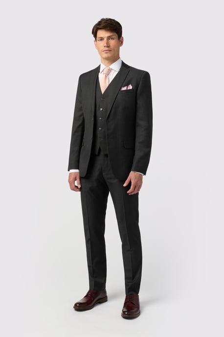 Slim Fit Charcoal Jacket - Image 2