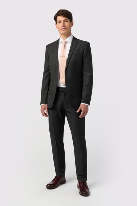 Slim Fit Charcoal Jacket - Image 3